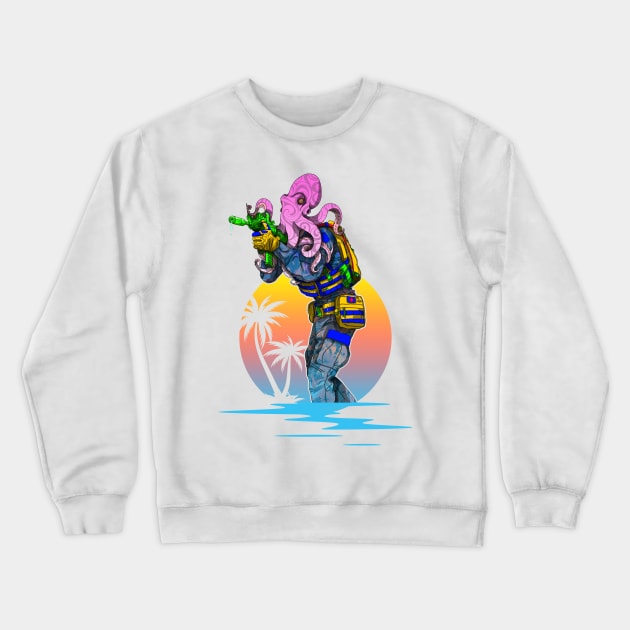 Octo-rator Crewneck Sweatshirt by Ohhmeed